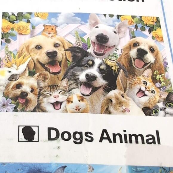 No Brand 1000 Piece Jigsaw Puzzle "Dogs Animal" - Good Used Condition - Picture 8 of 10
